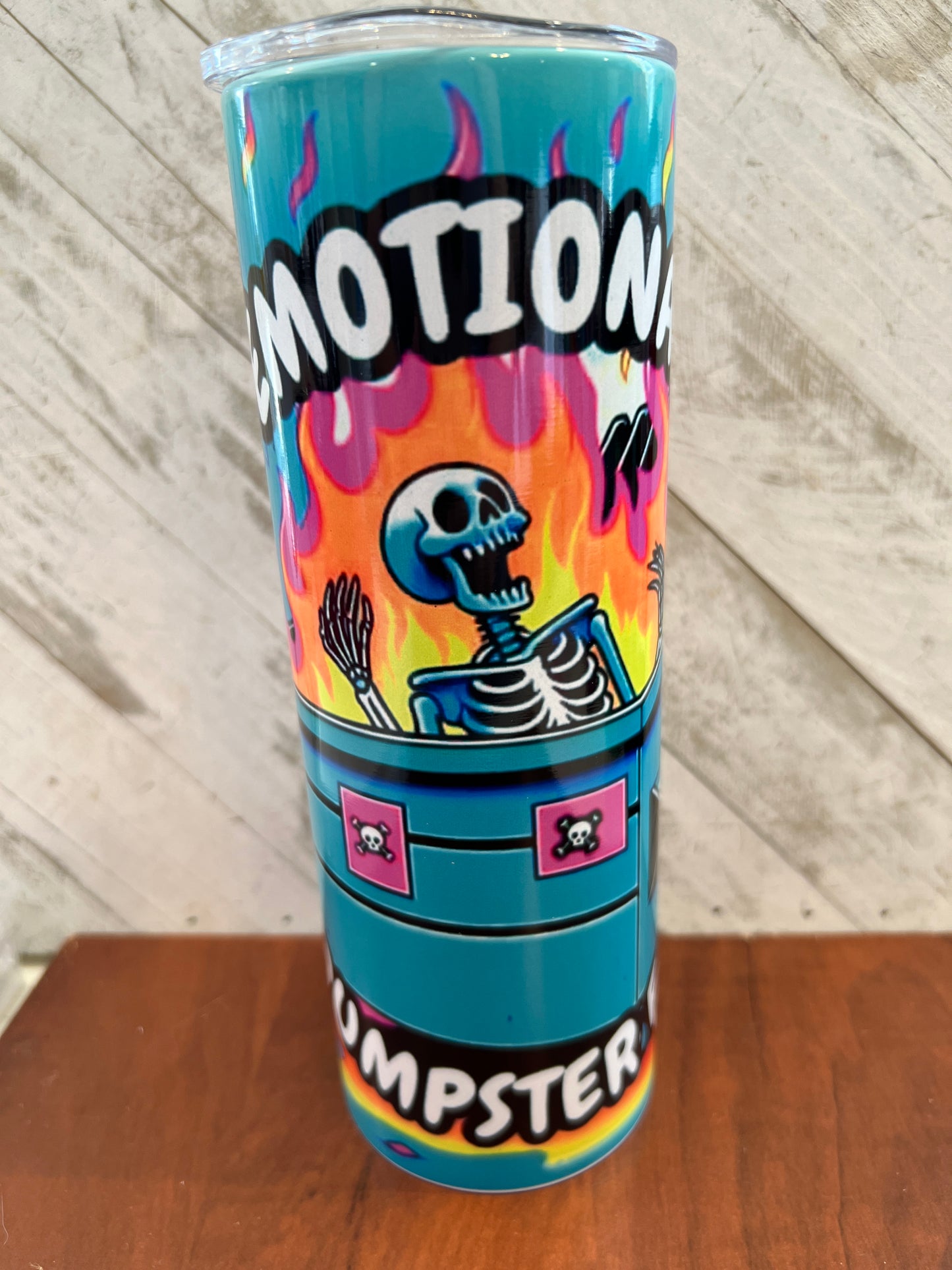 Emotional dumpster fire 20 oz tumbler