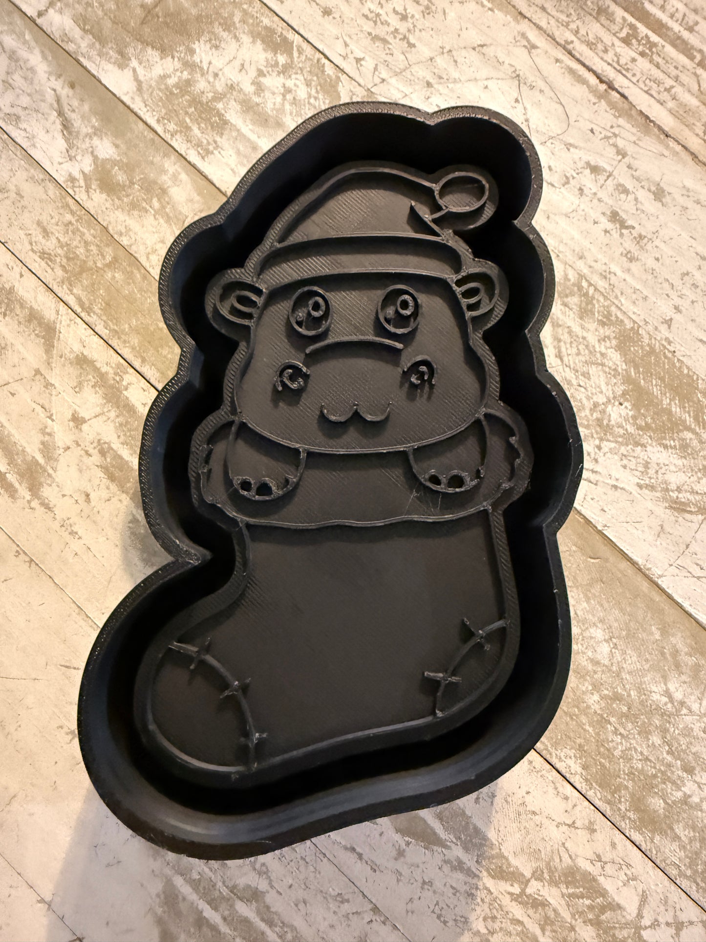 Hippo in a stocking mold