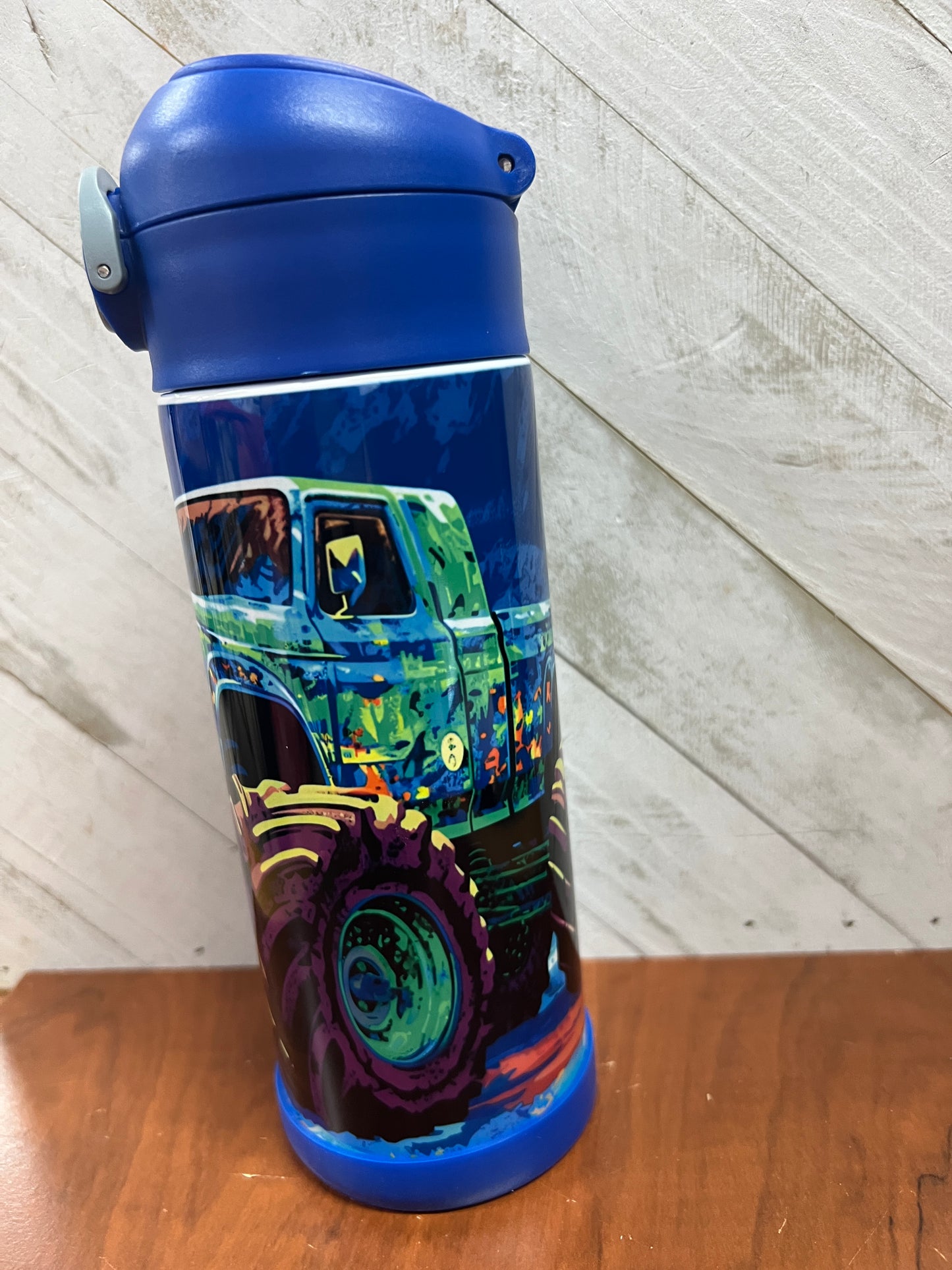 Monster truck 12 oz kids cup