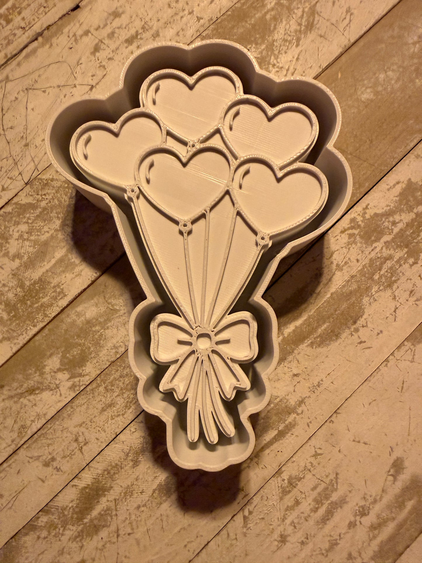 Heart balloons mold