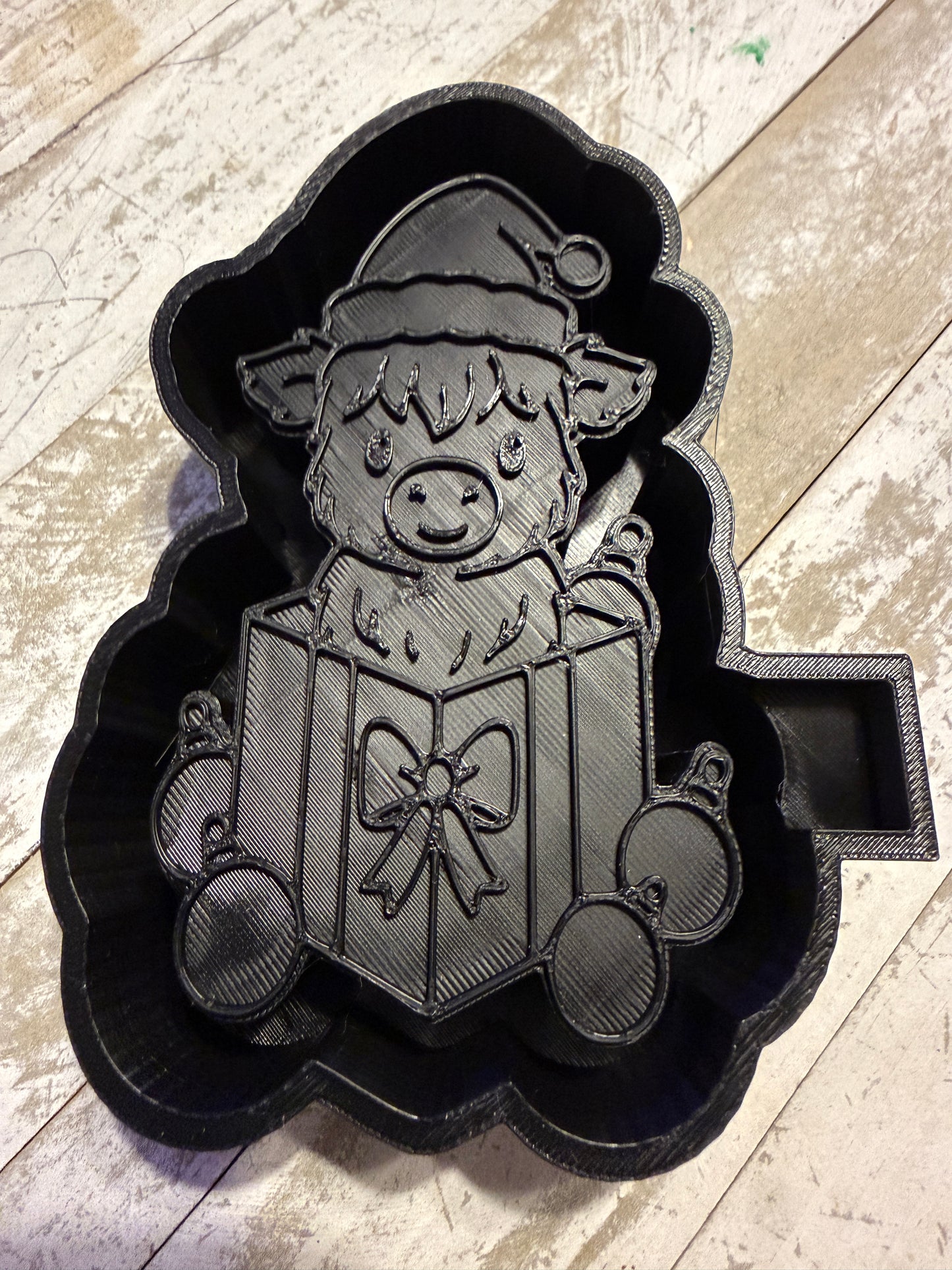 Cow in present mold