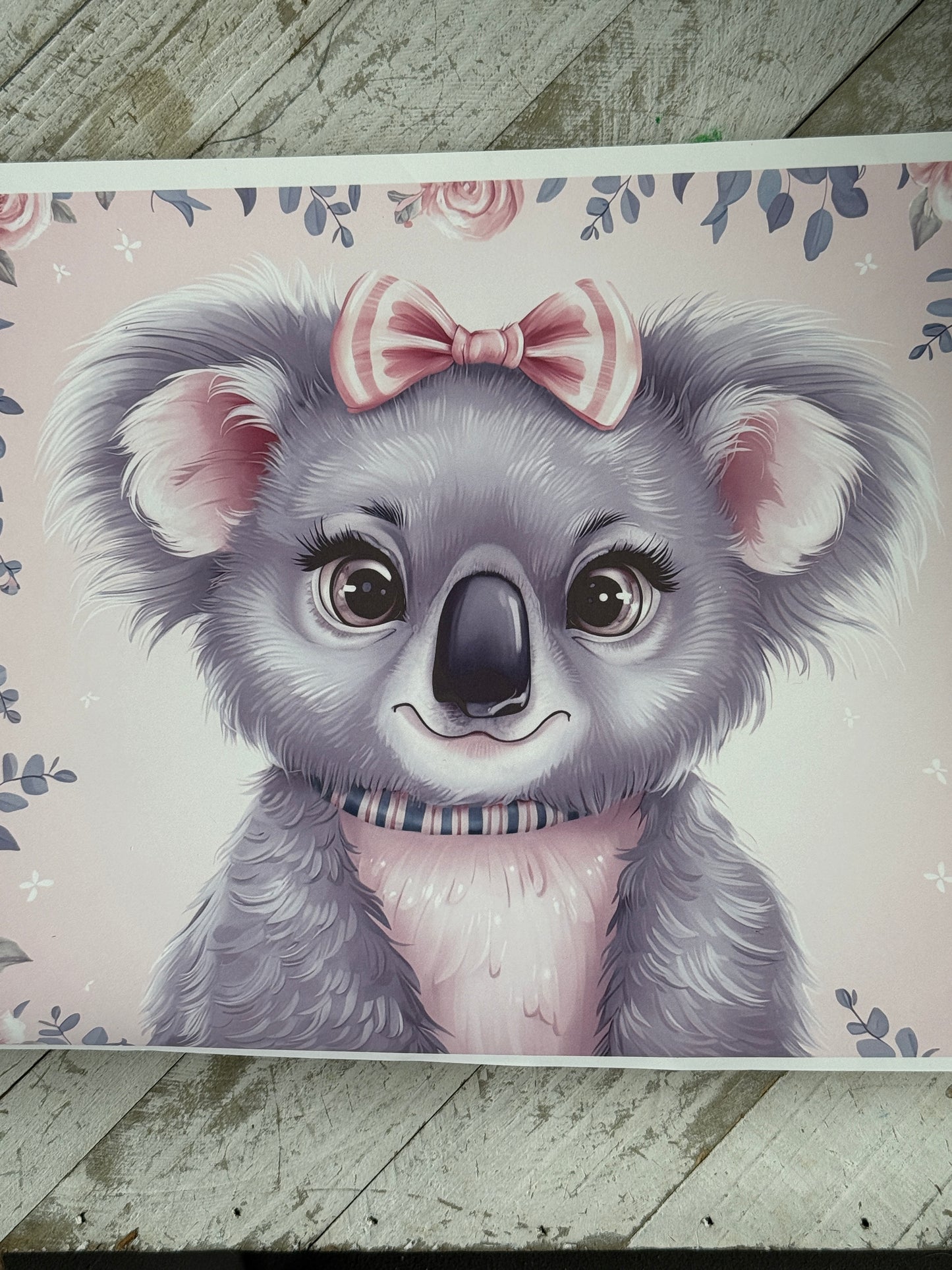 Koala bear 20oz sublimation wrap