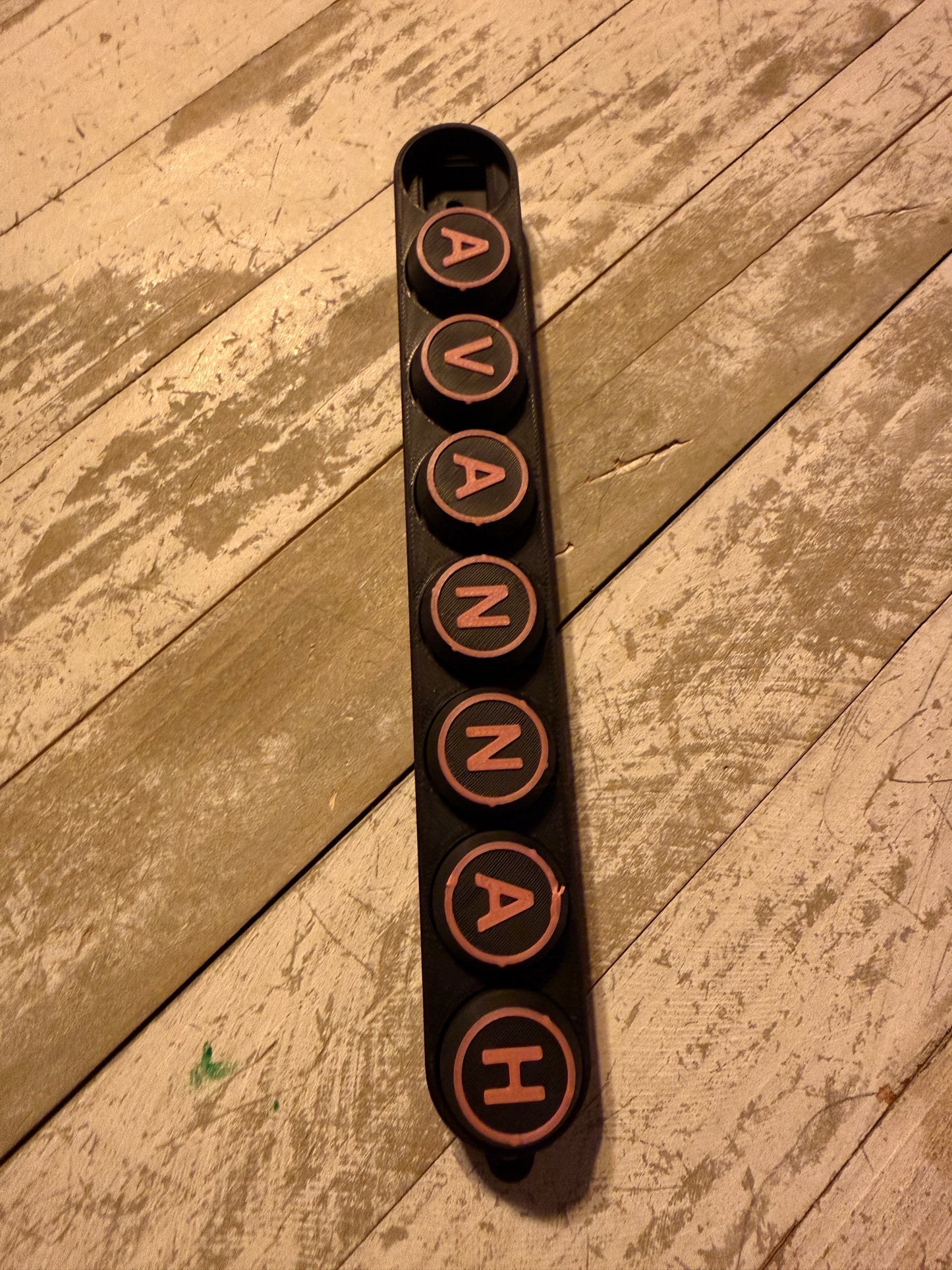 Name clicker key chain