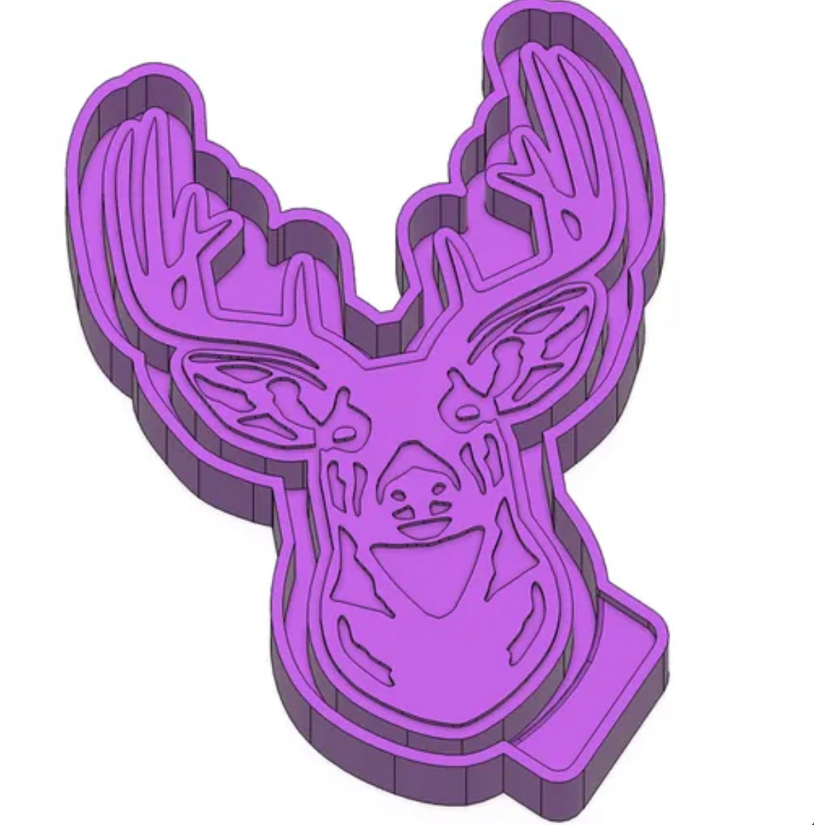 Deer head freshie mold