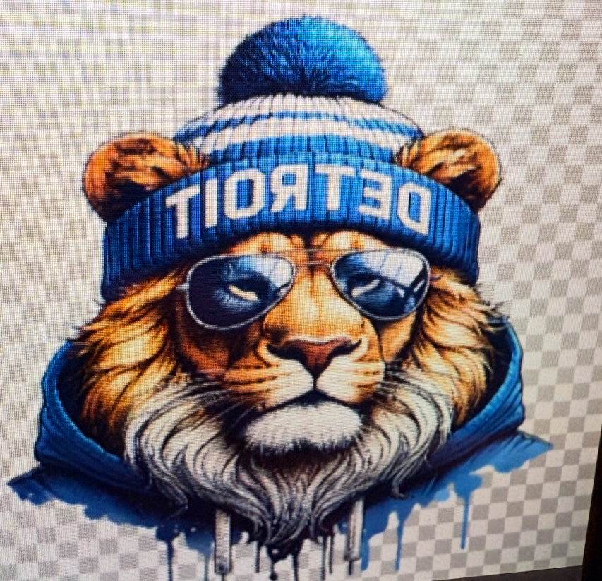 Lion face transfer