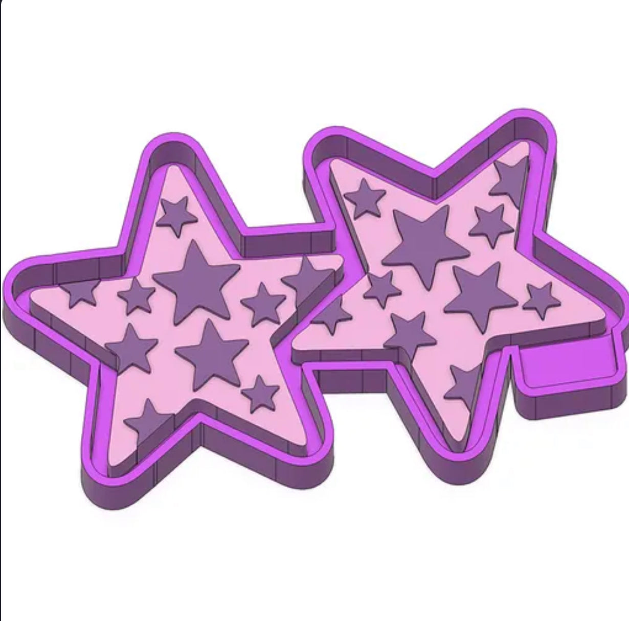 Star vent clips freshie mold