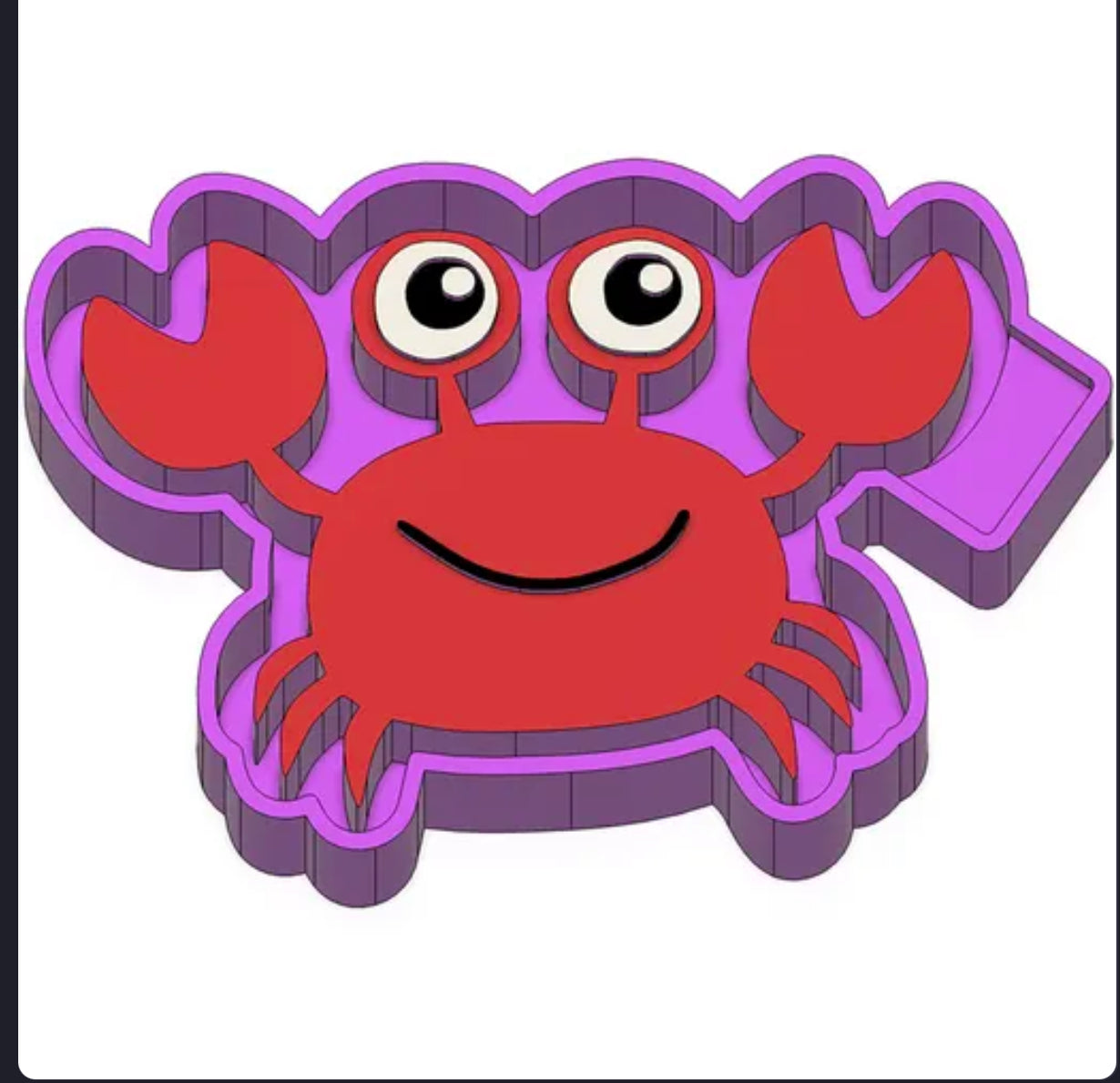 Little crab freshie mold