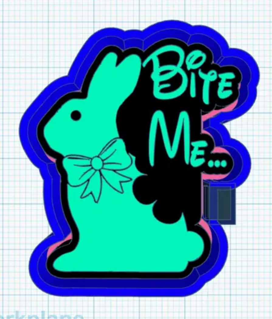 Bite be bunny freshie mold