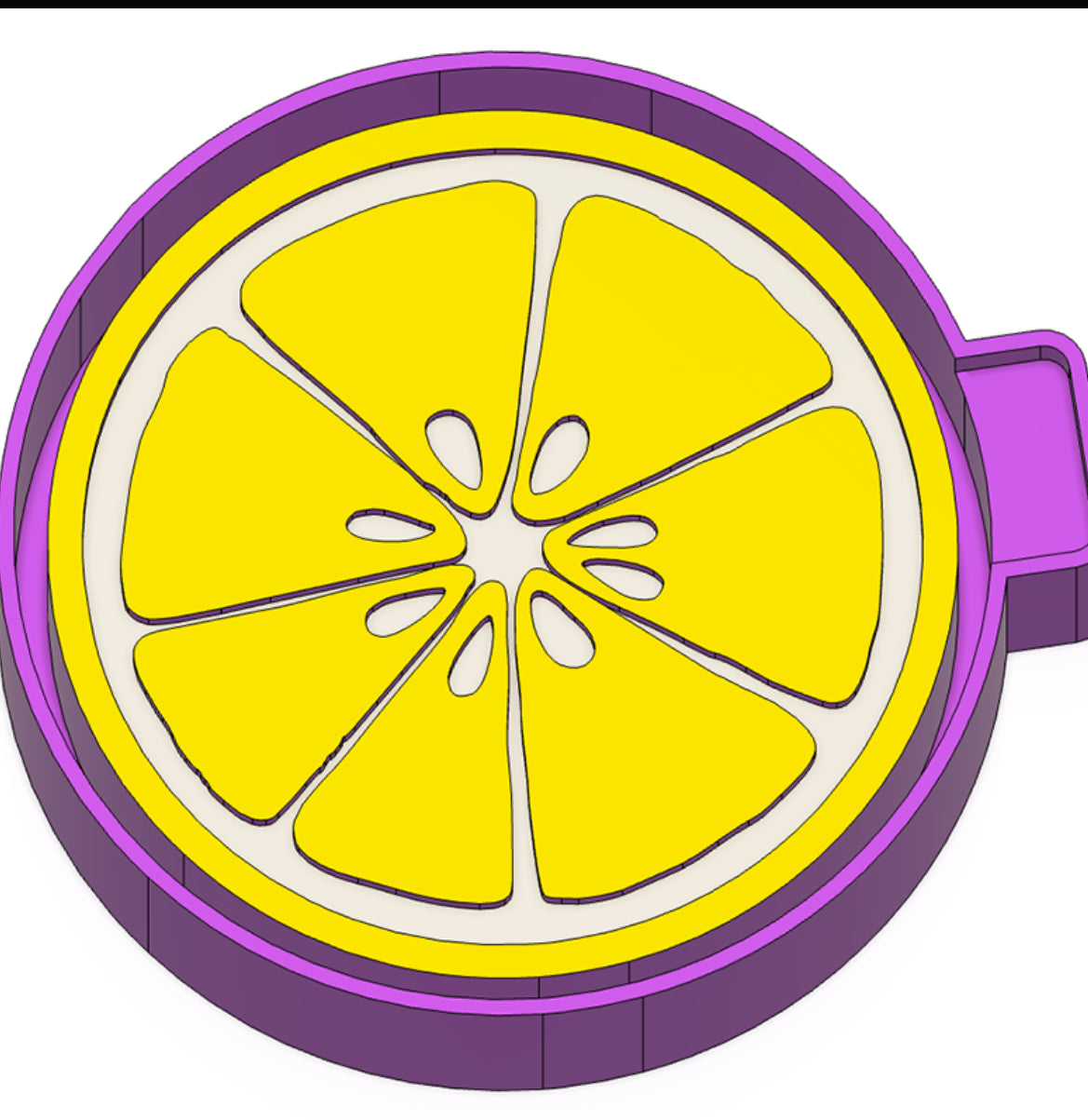 Full lemon freshie mold