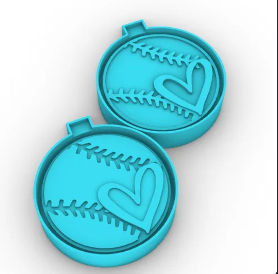 Baseball vent clips molds