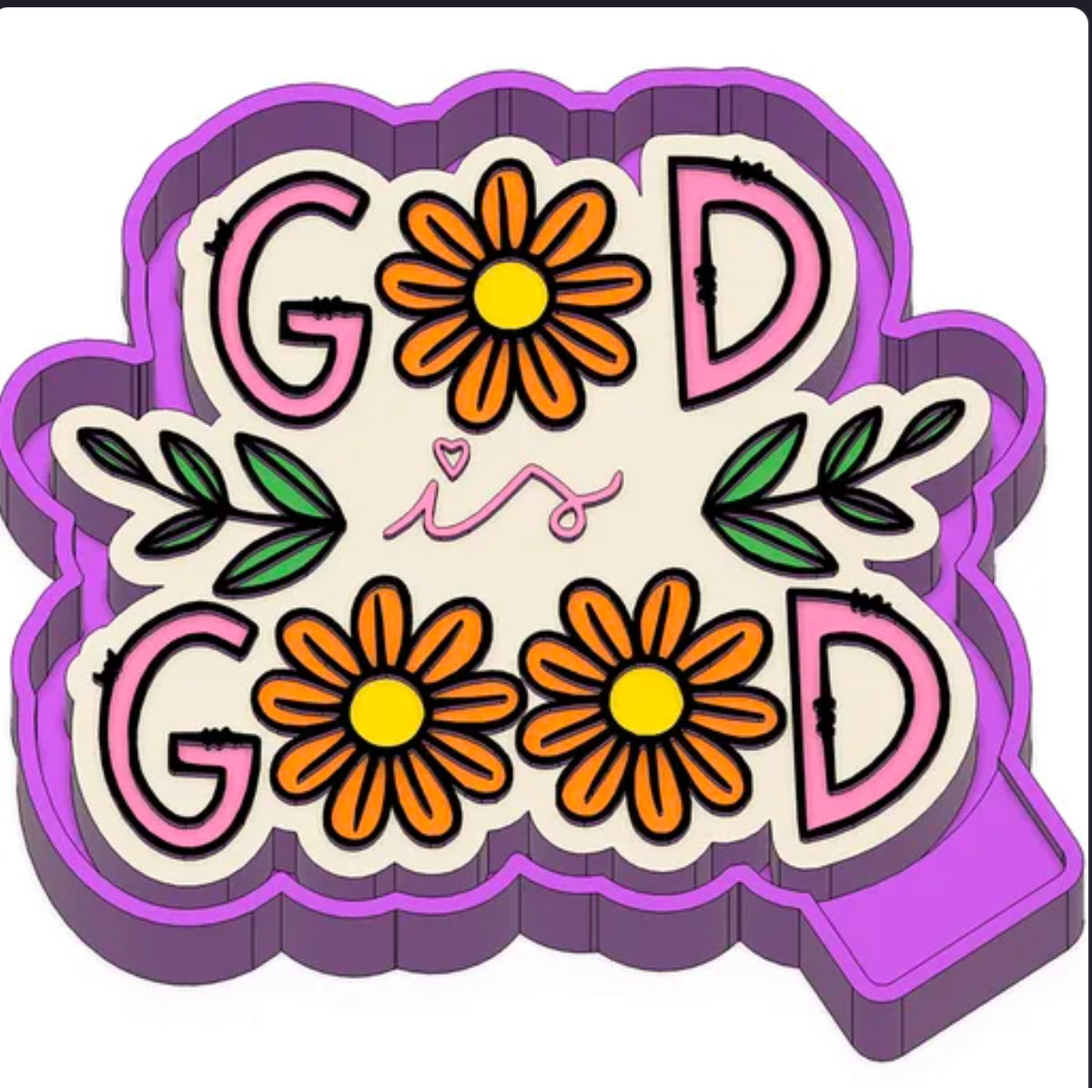 God is good freshie mold