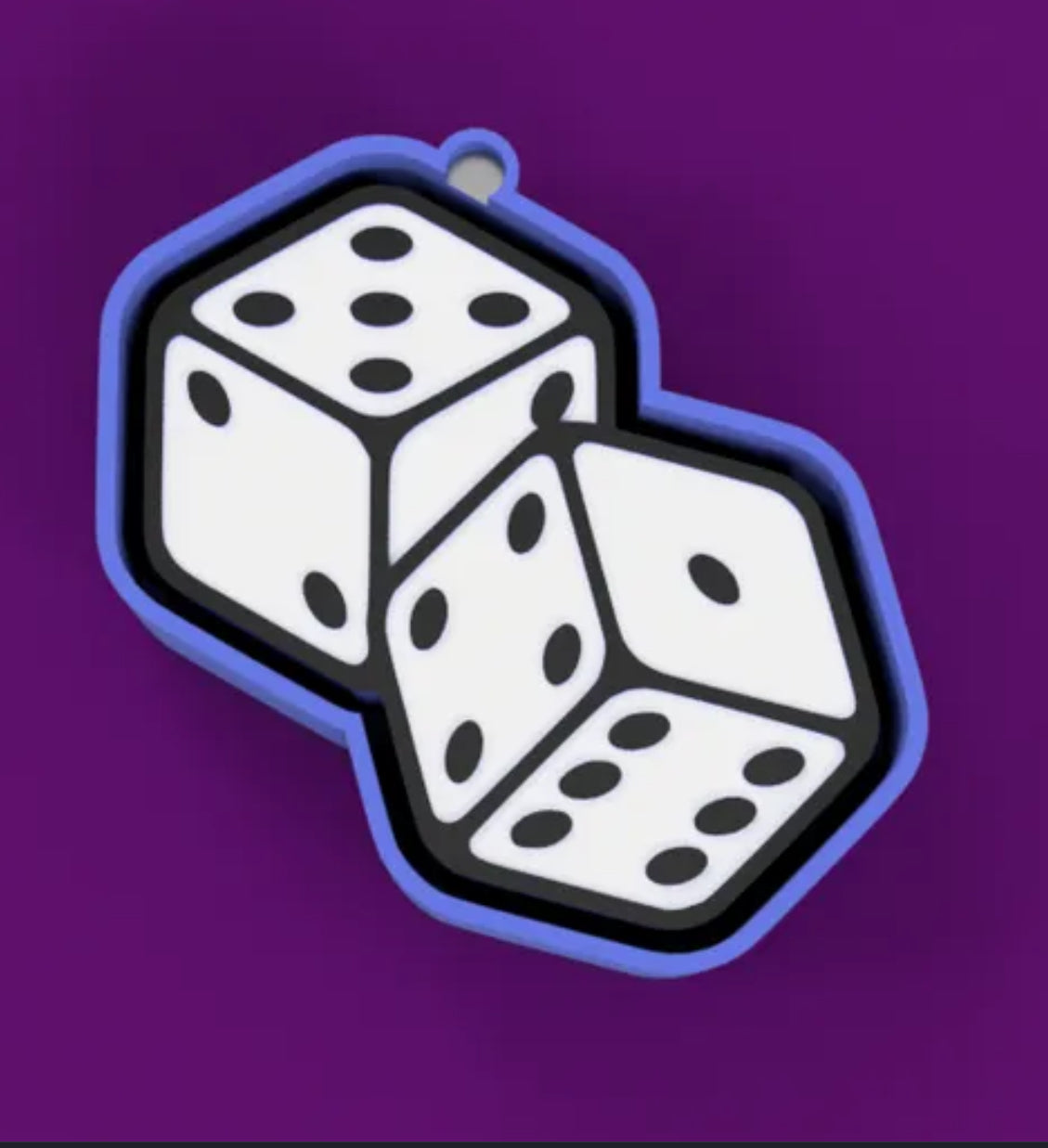 Dice freshie mold