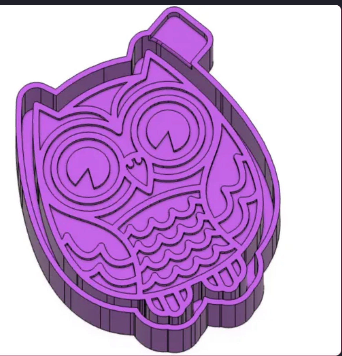 Owl freshie mold