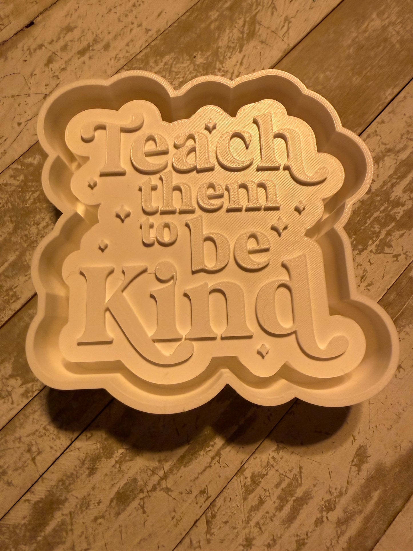 Teach them to be kind mold