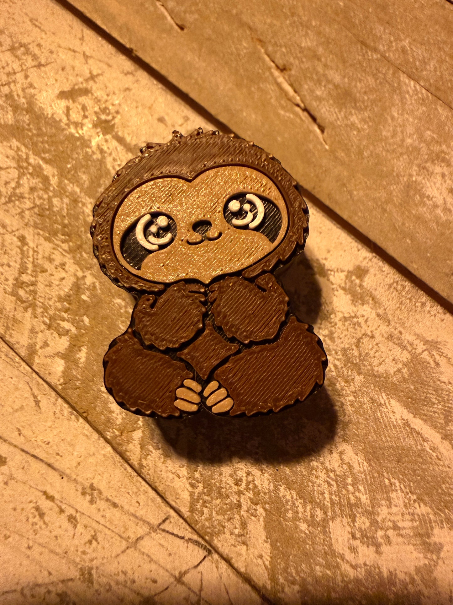 Sloth straw topper