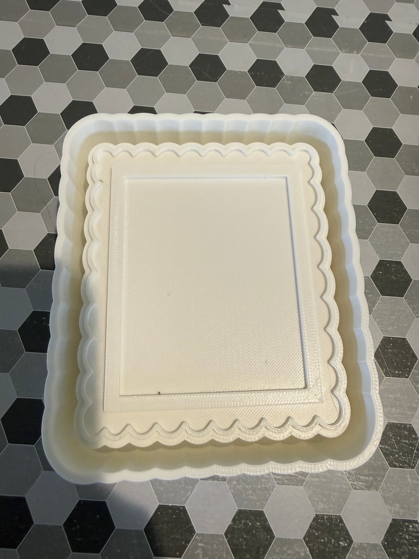 Rectangle cardstock mold