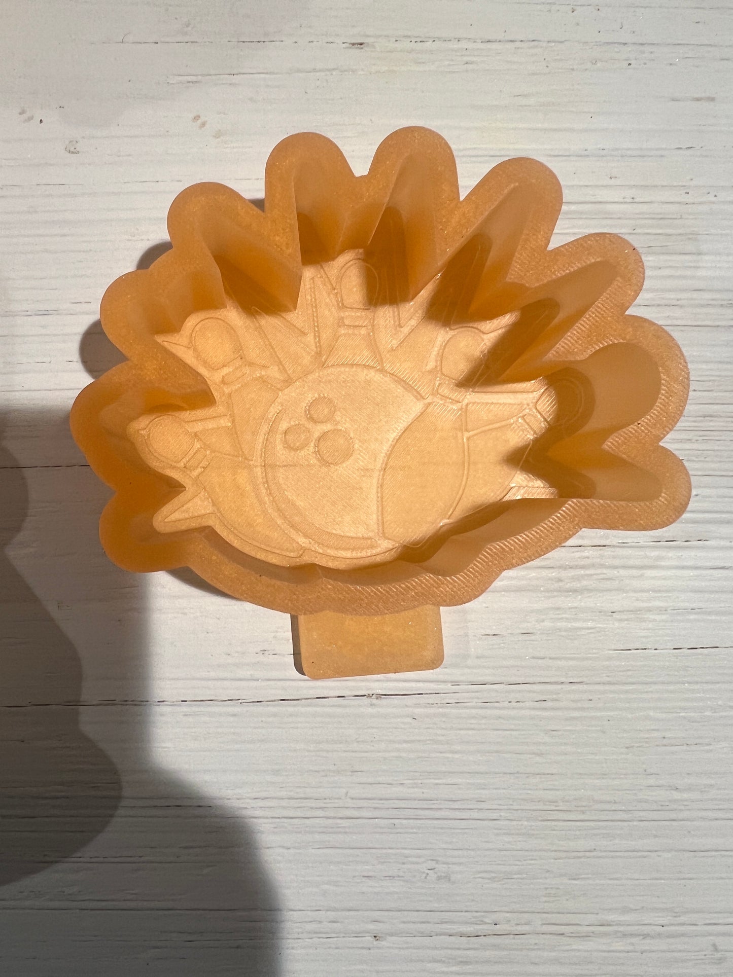 Bowling ball w/pins freshie mold