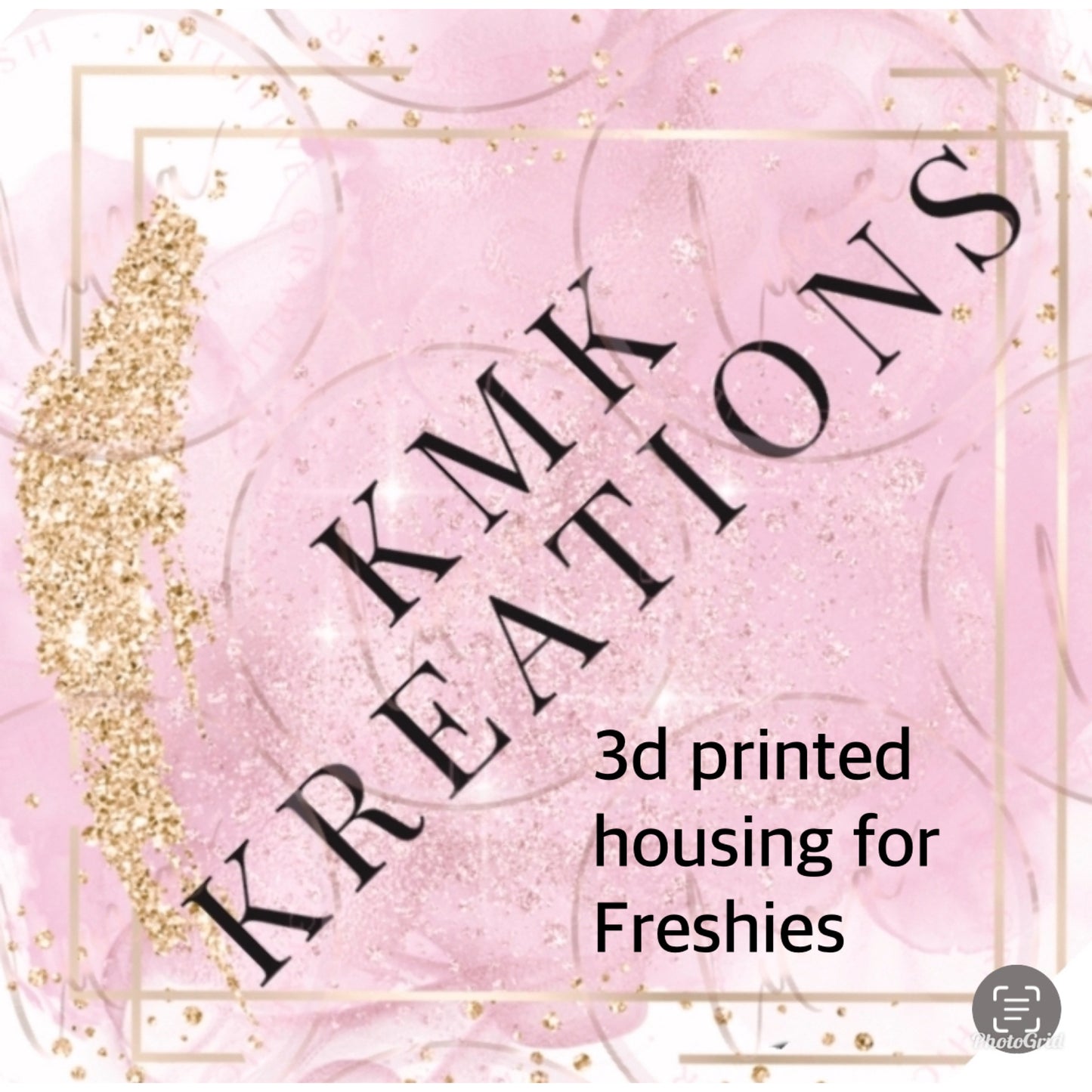 3d printed housing for freshie molds