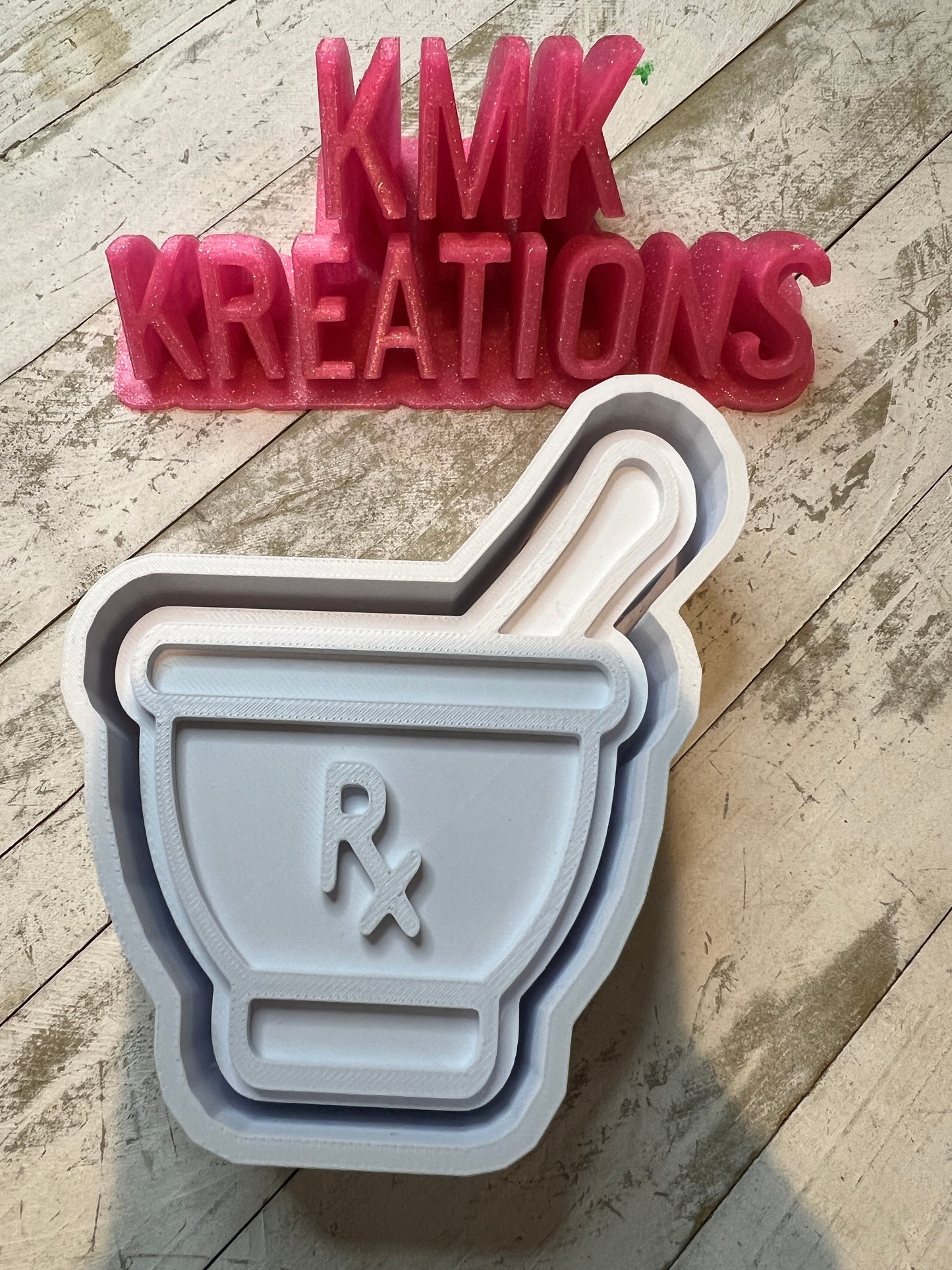 Rx medicine bowl freshie mold