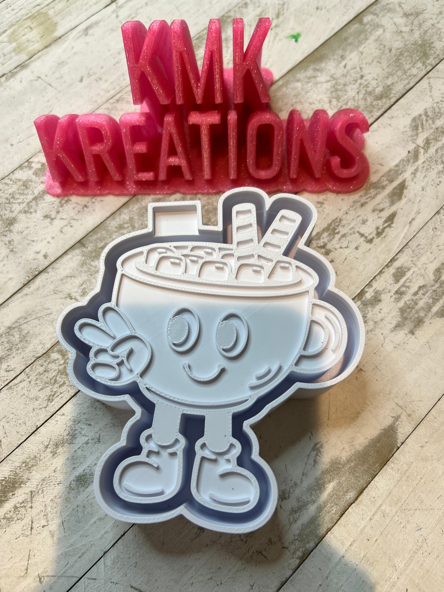 Soda cup guy freshie mold