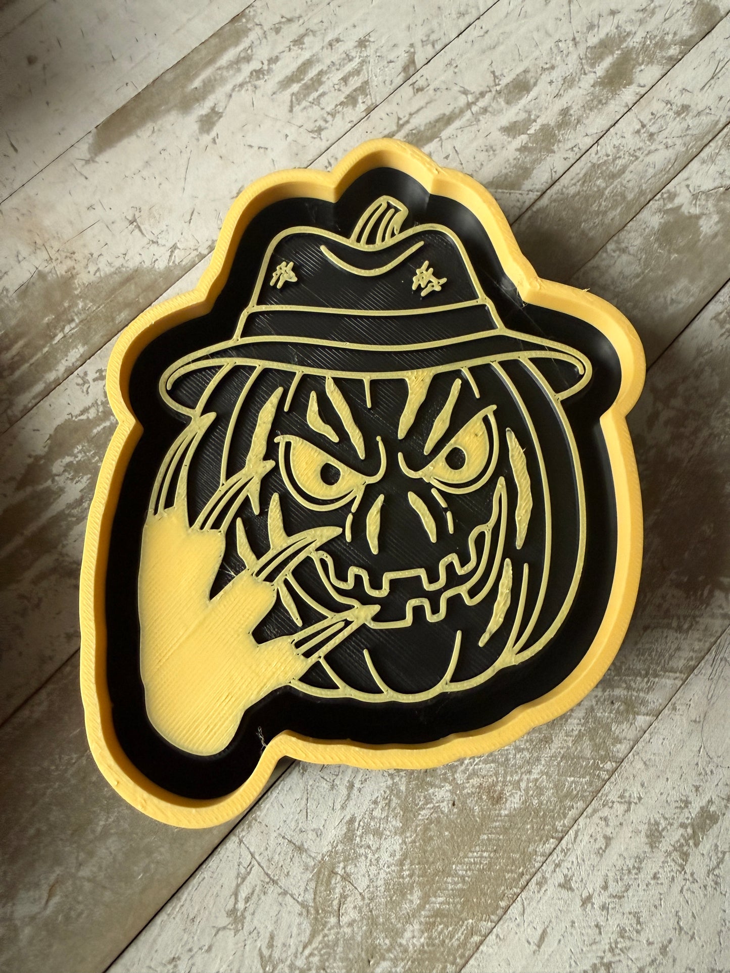 Freddy pumpkin mold