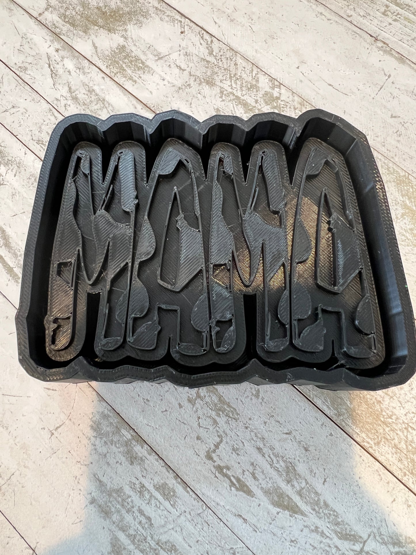 Mama cow print freshie mold