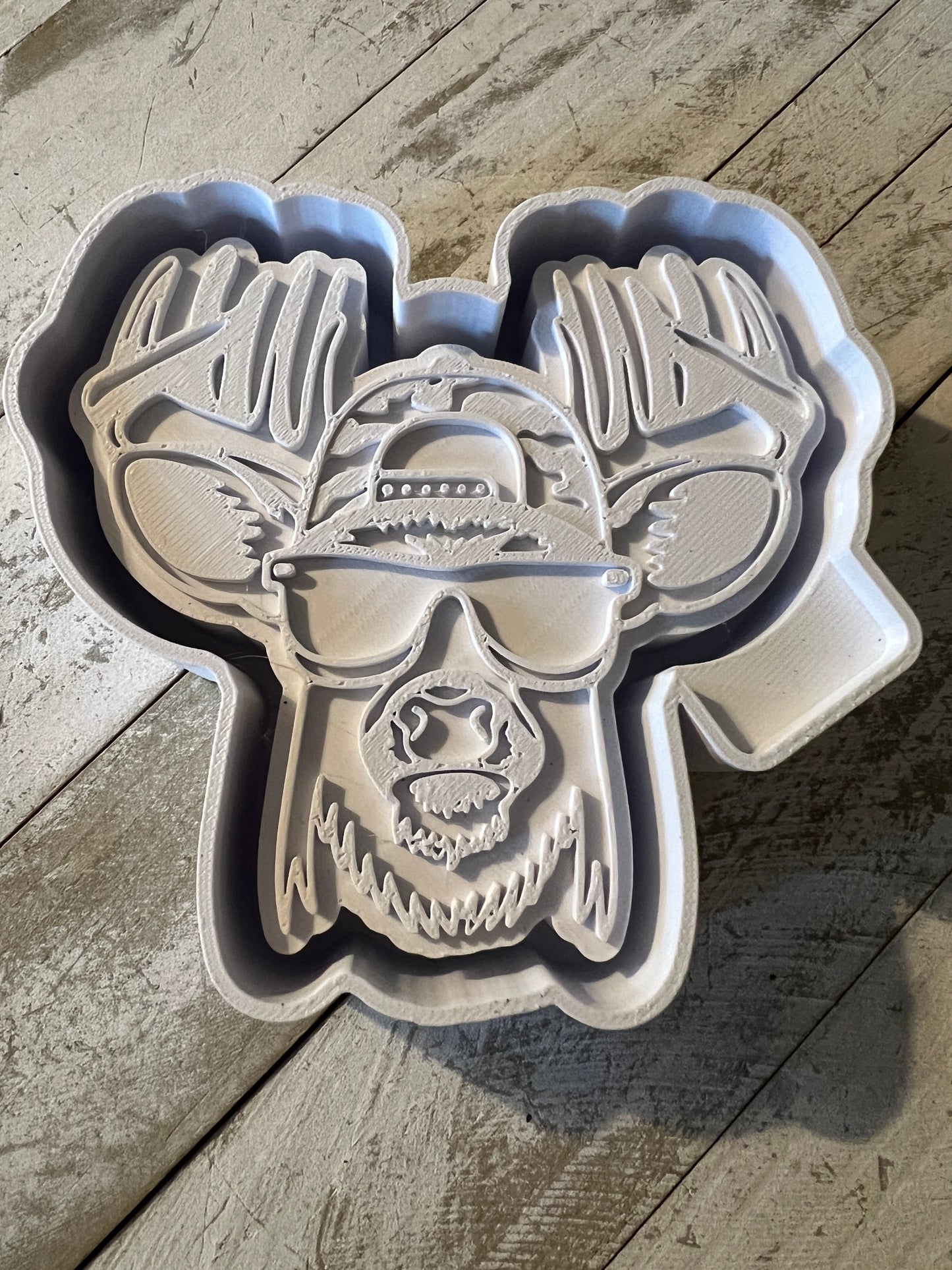 Cool dude deer freshie mold