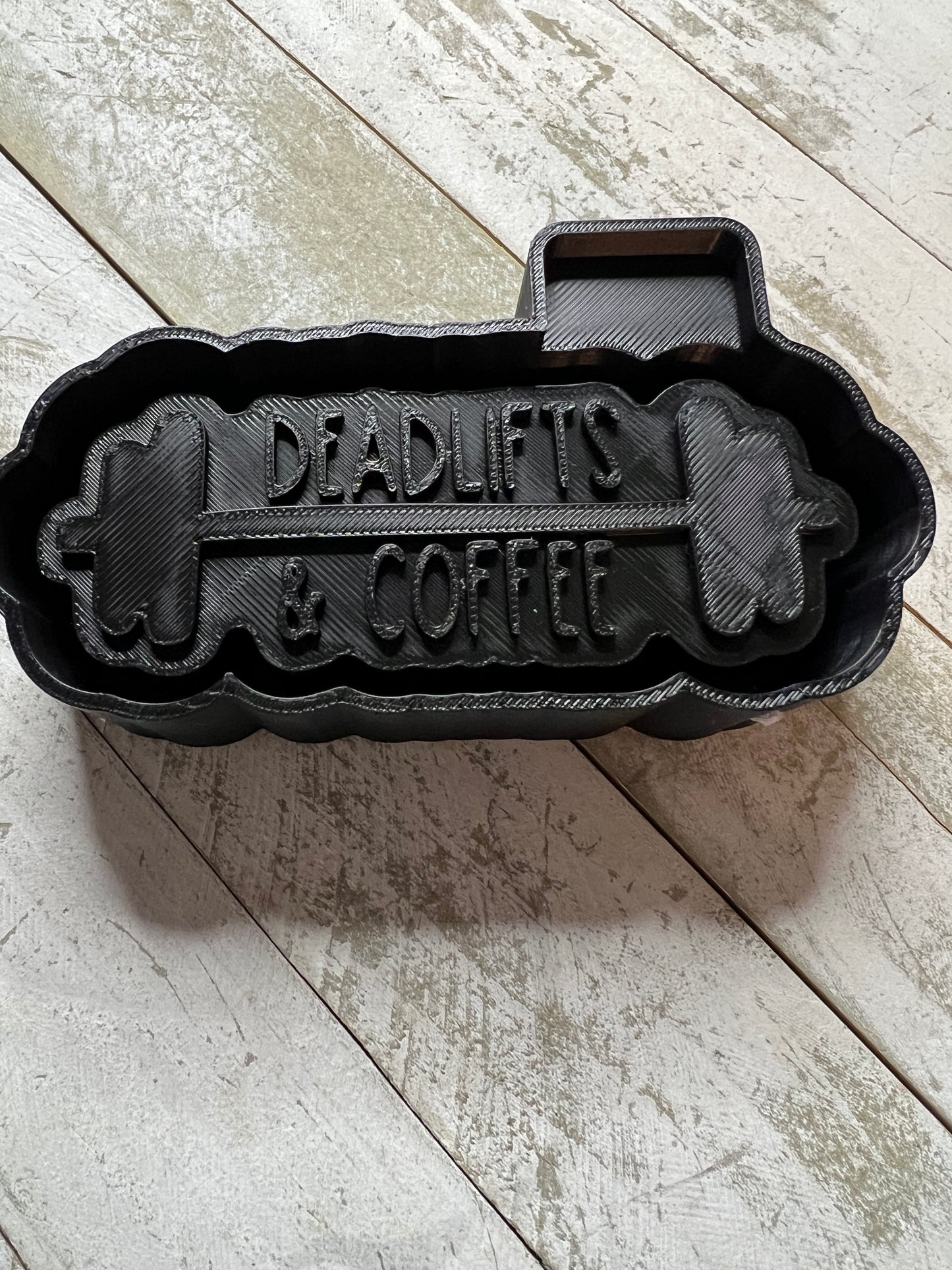 Deadlifts & coffee freshie mold