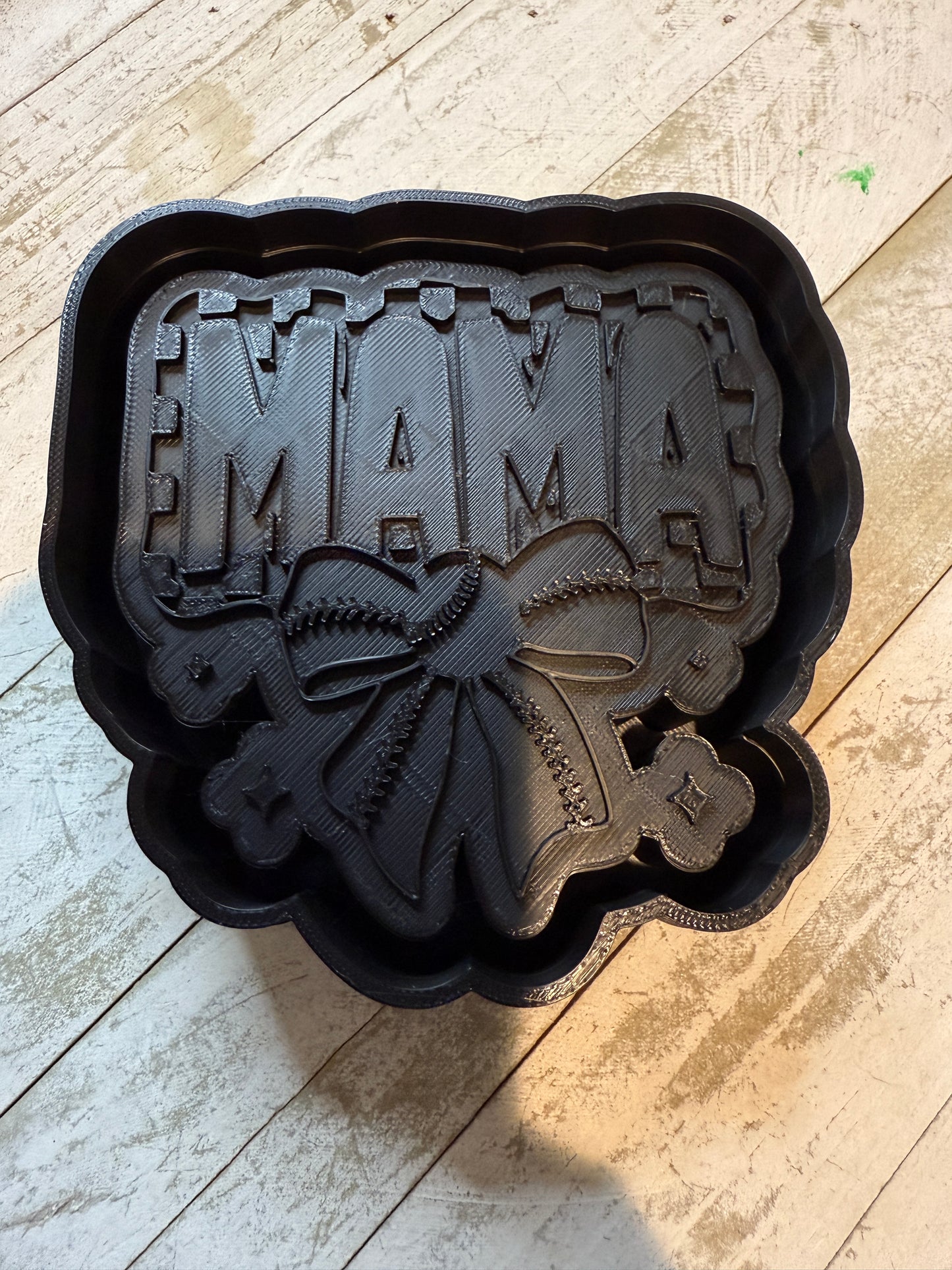 Mama ball bow freshie mold