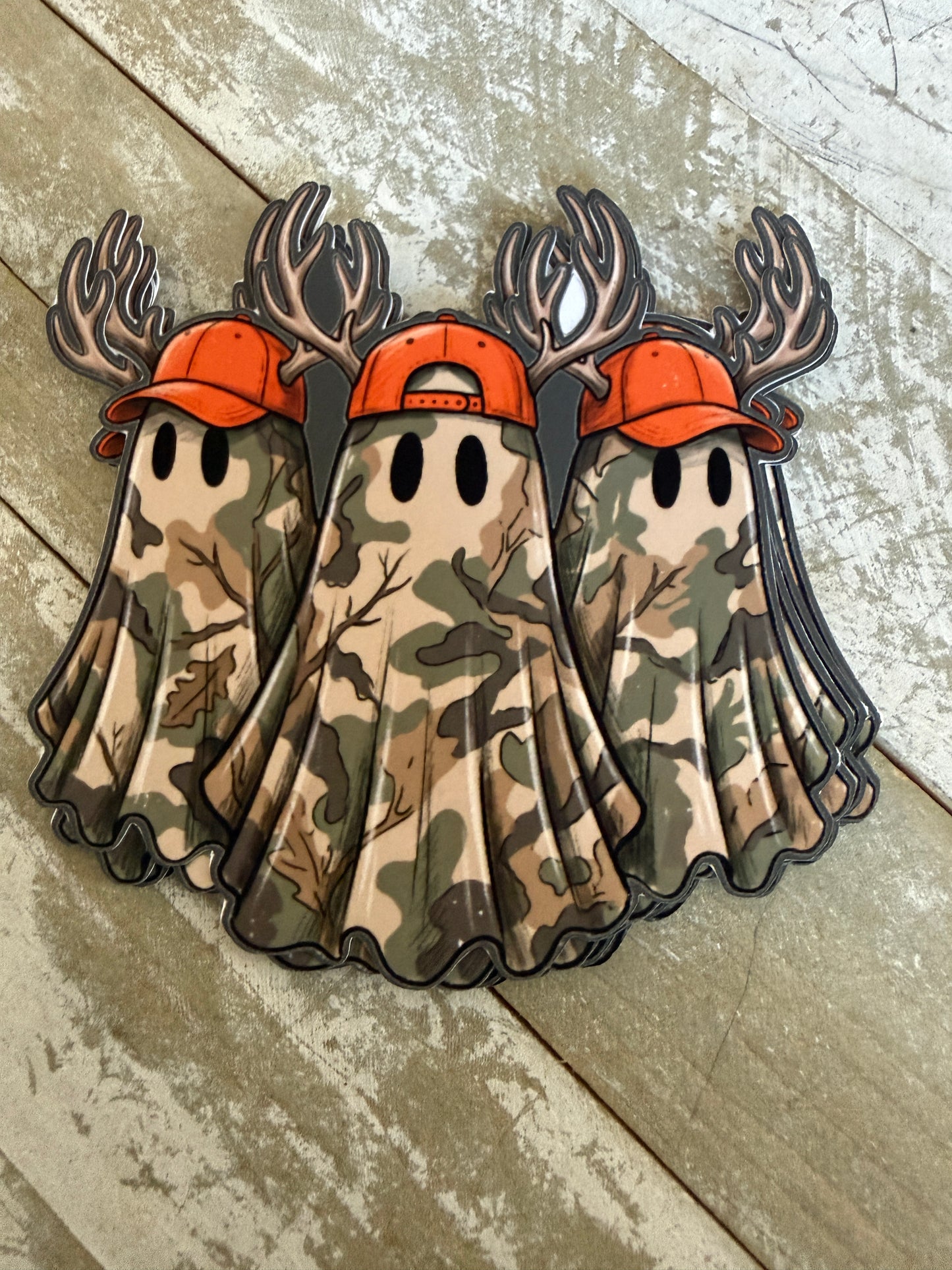 Camo deer cardstock mold