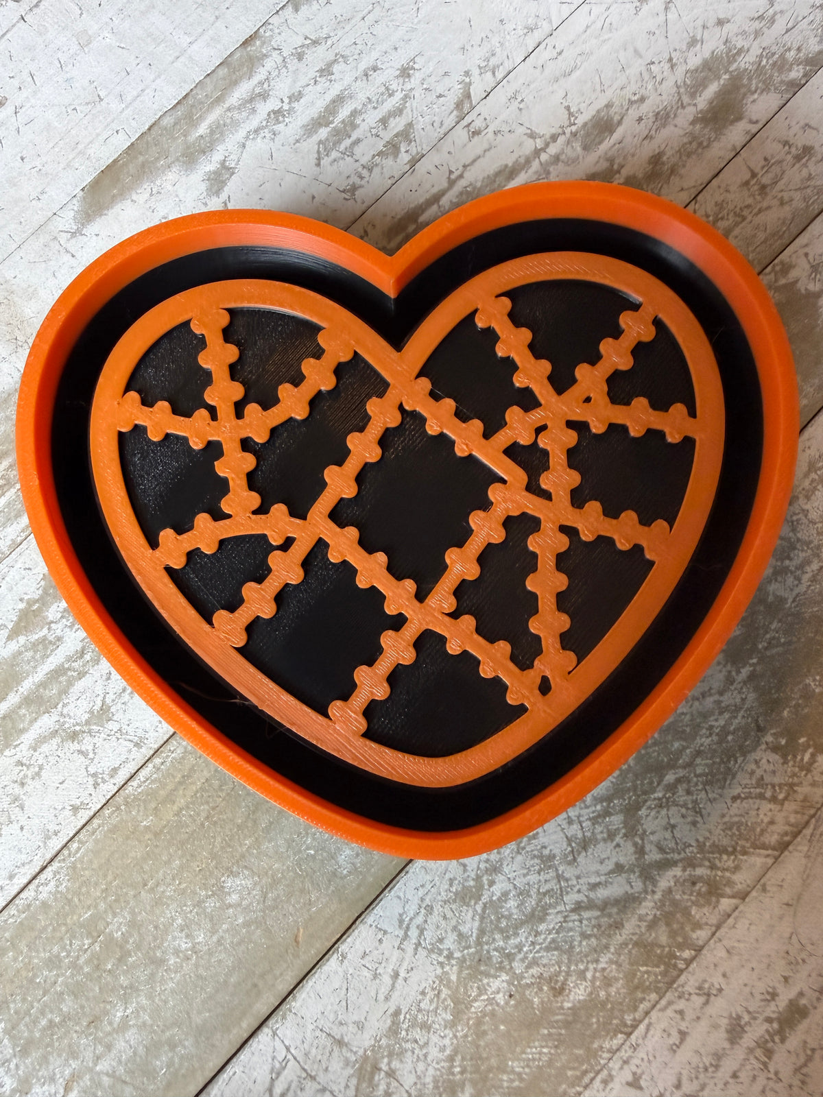 Patchwork heart mold