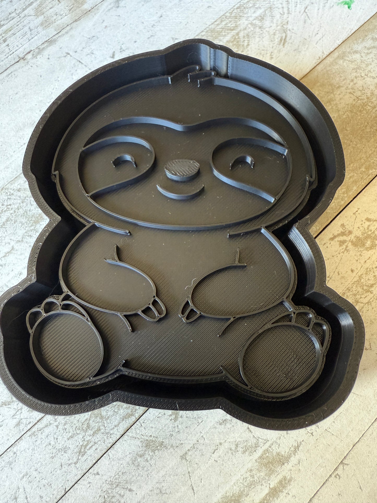 Full body sloth freshie mold