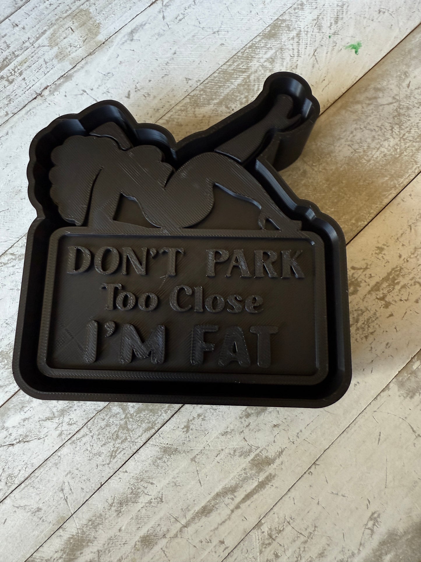 Don’t park too close freshie mold