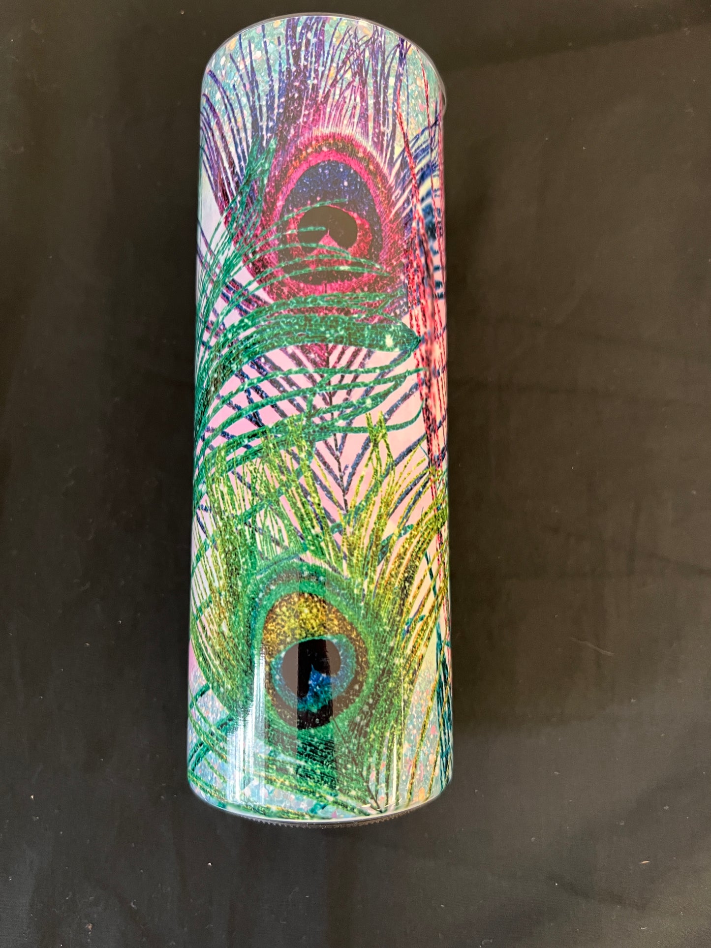 Peacock Feathers Tumbler