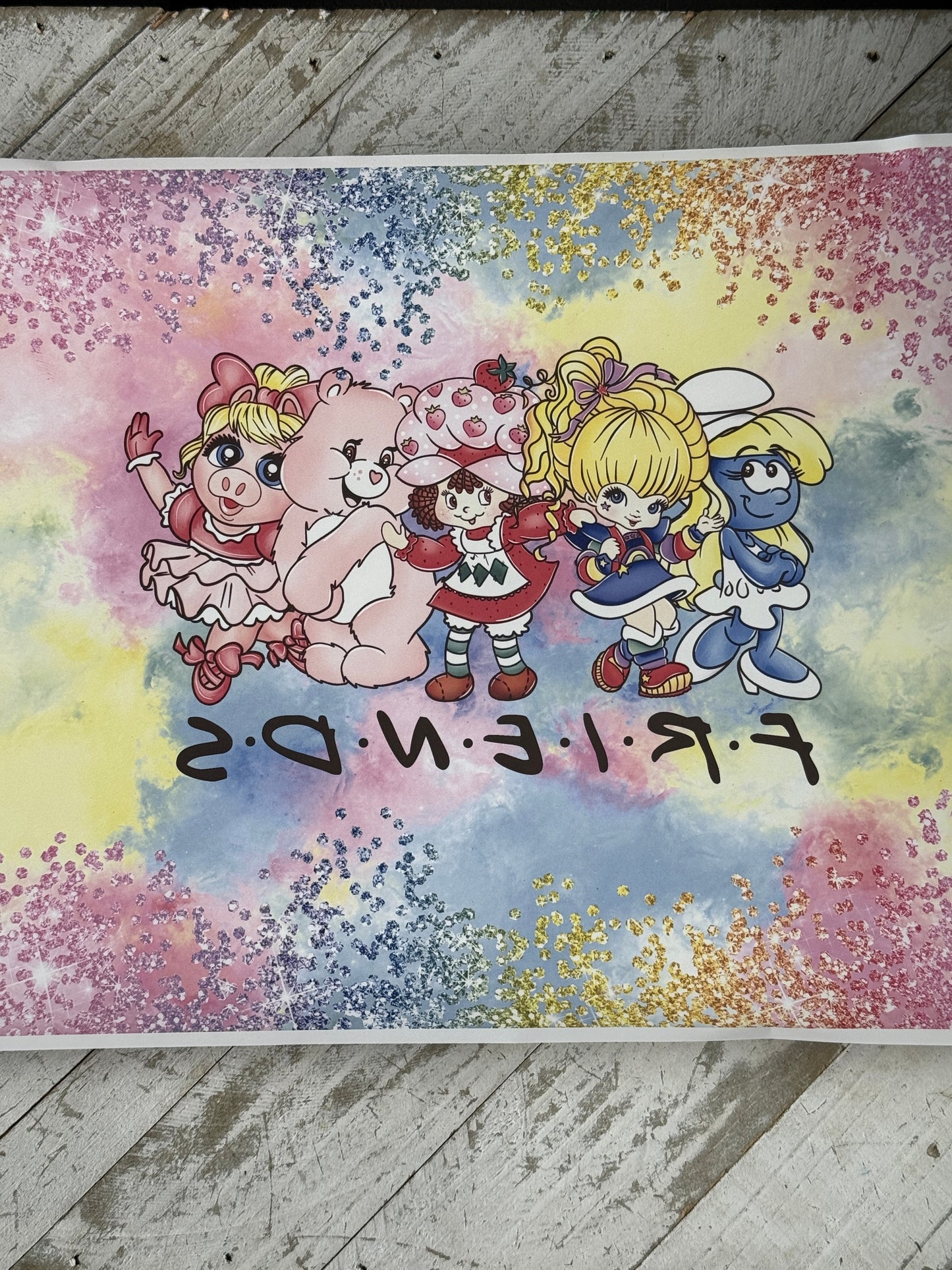 Friends 20oz sublimation wrap
