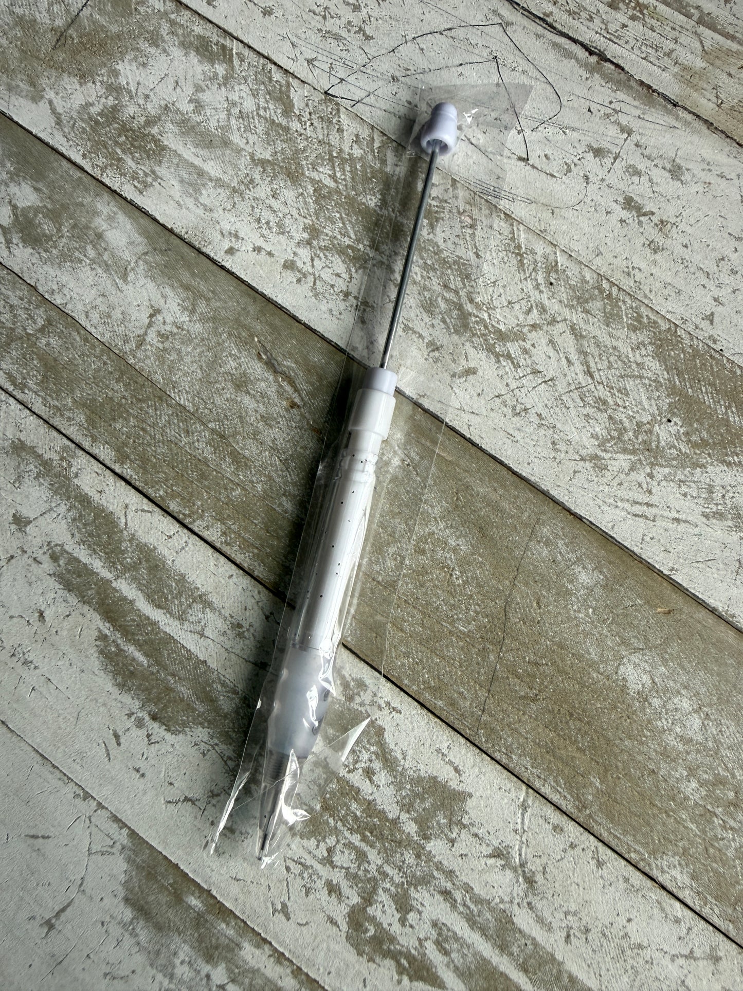 Beadable mechanical pencil