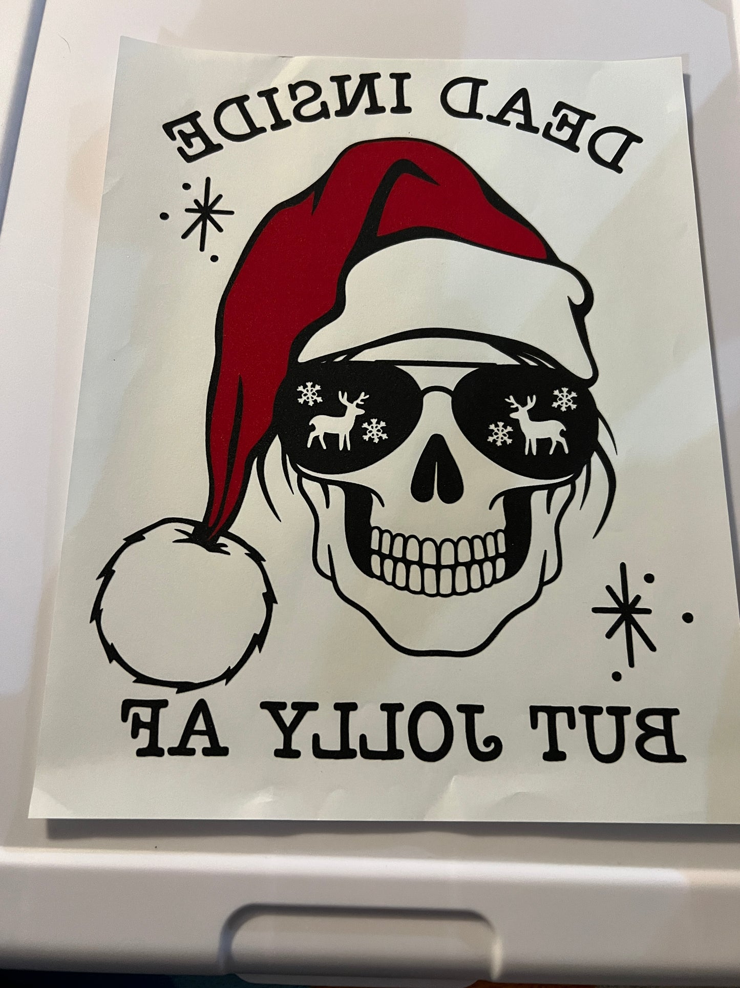 Dead inside but jolly af design