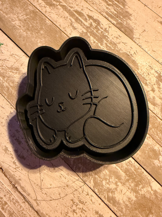 Sleeping cat mold