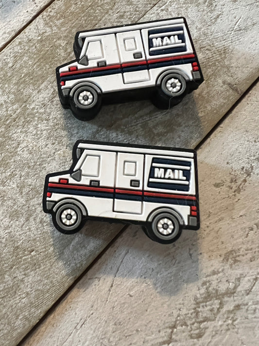 Mail truck focal bead