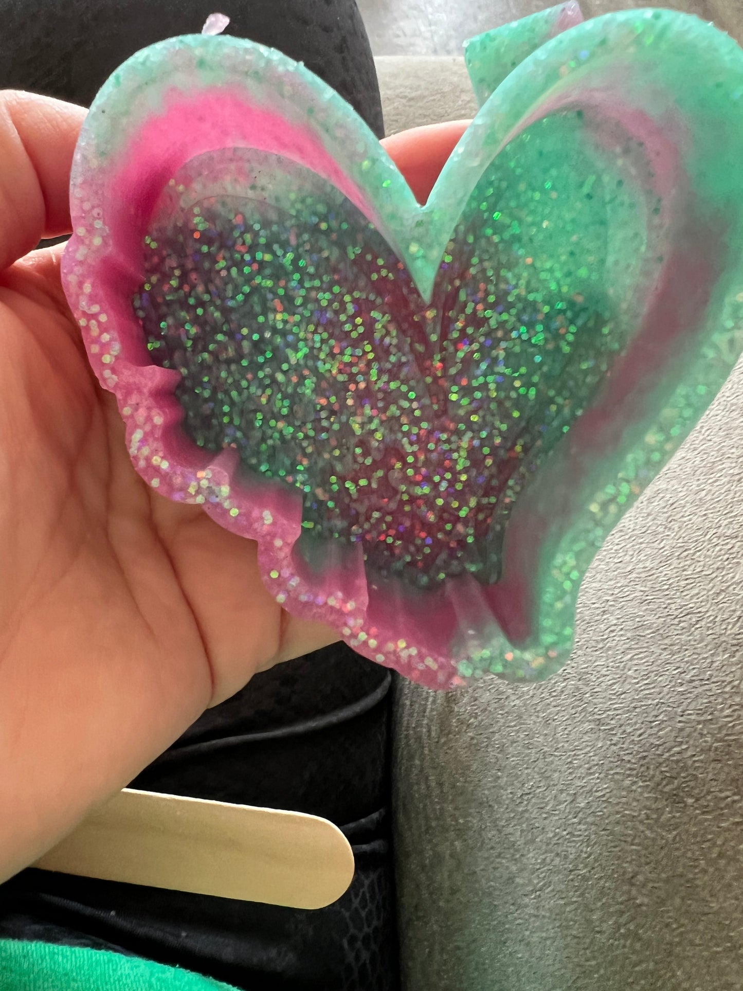 Puzzle pieces heart Freshie mold