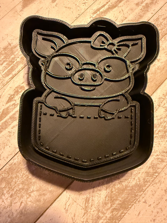 Pig in a pocket mold