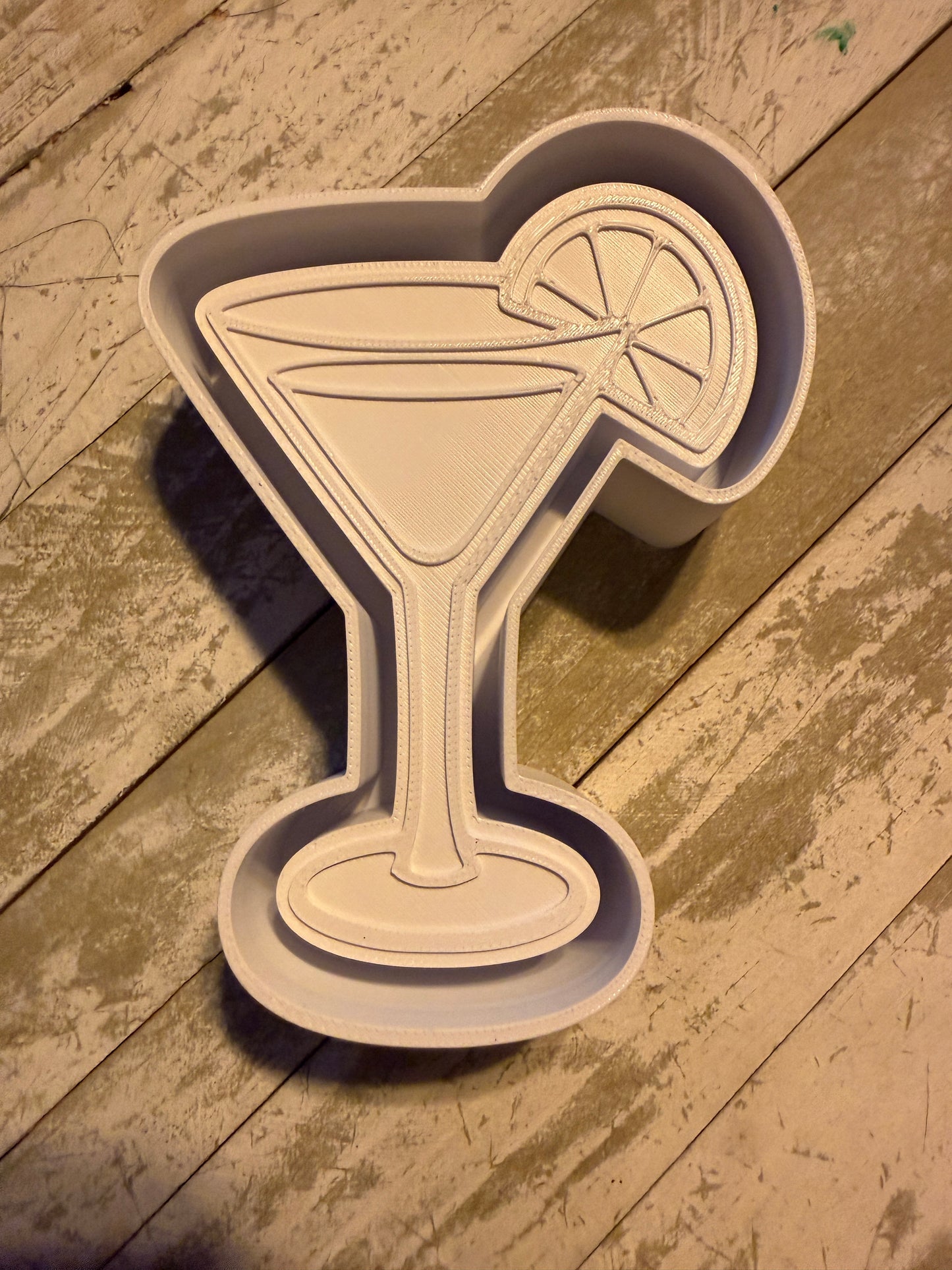 Martini glass mold