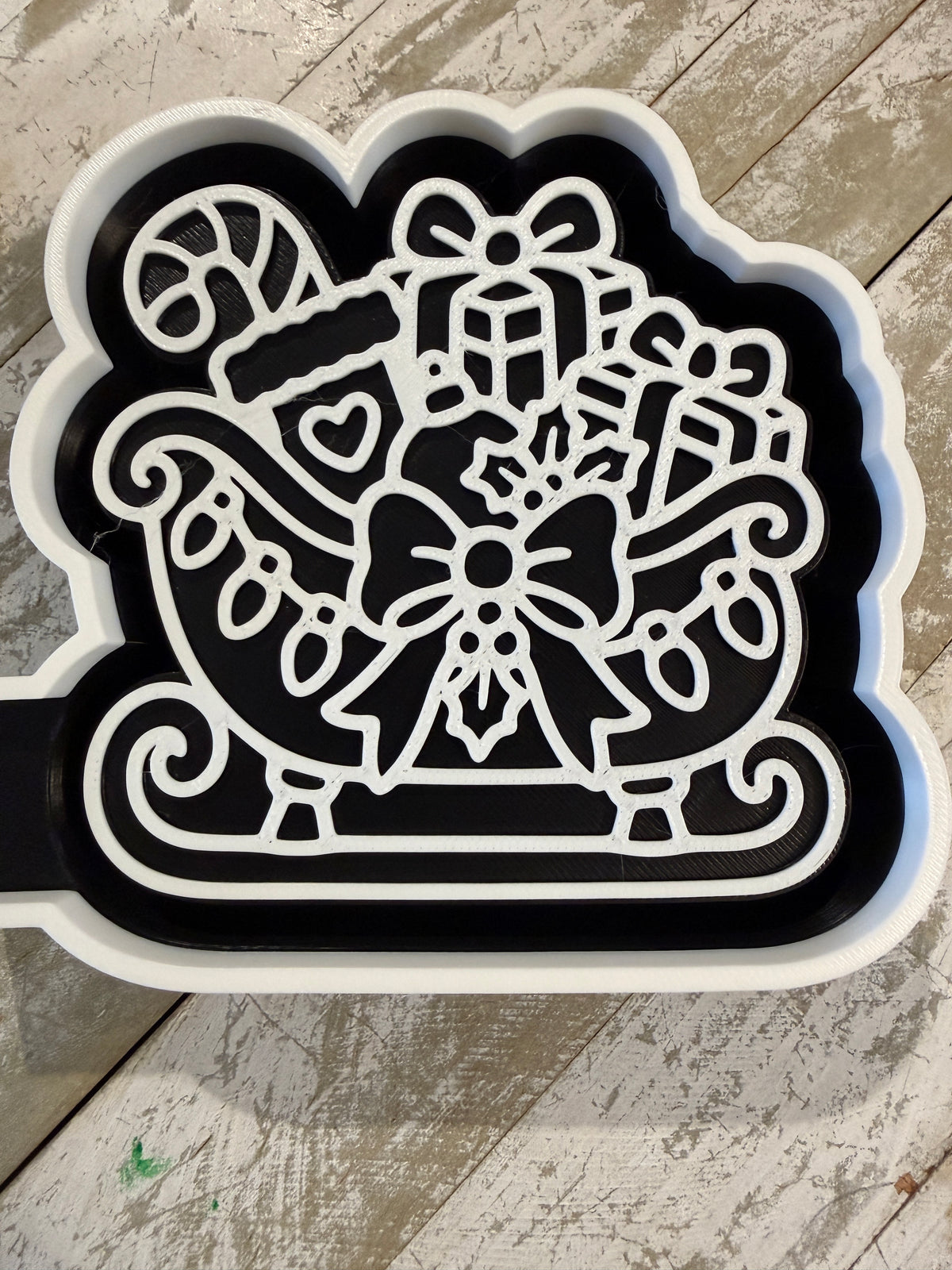 Santa sleigh mold