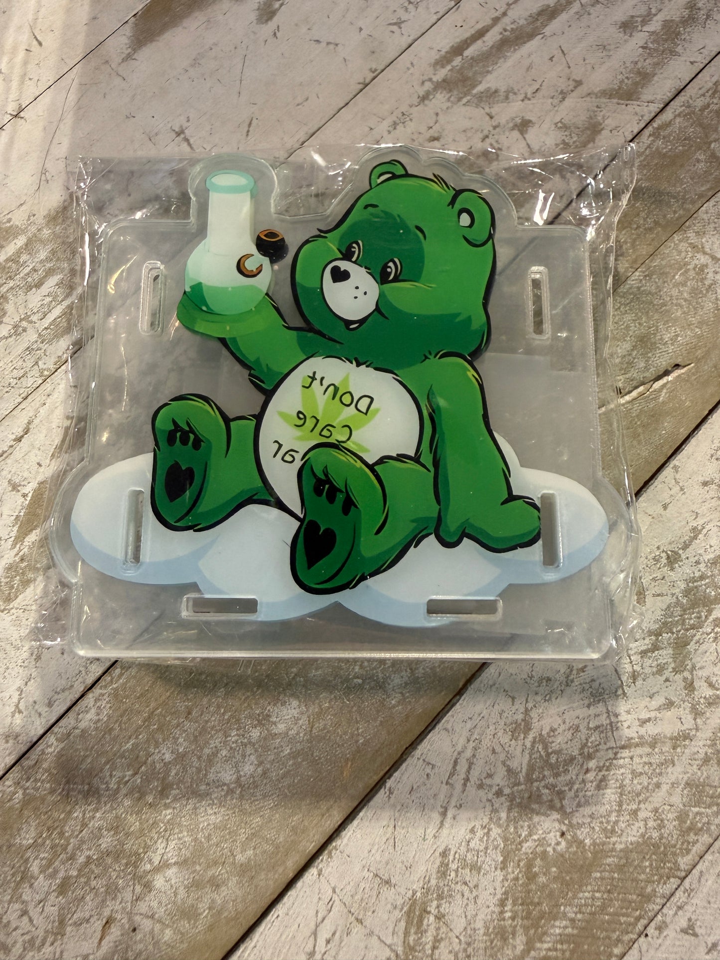 Don’t care bear acrylic holder