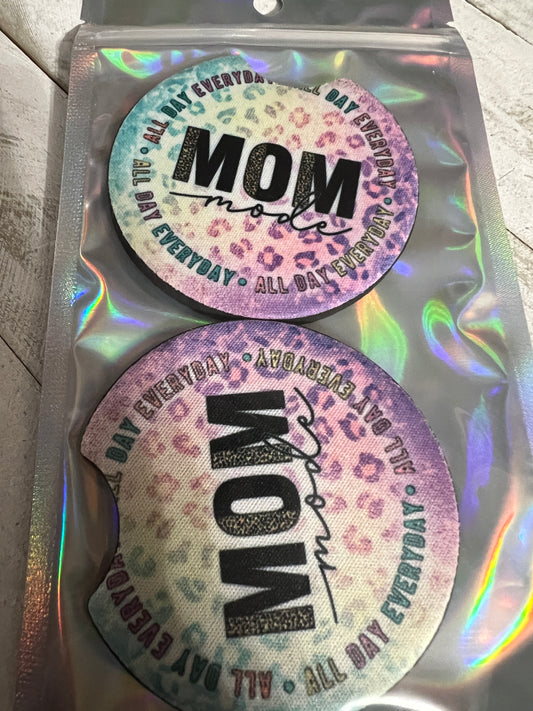 All day everyday mom coasters