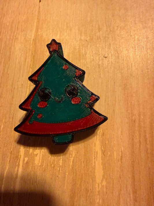 Christmas tree straw topper