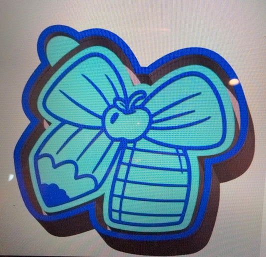 Pencil bow and paper mold