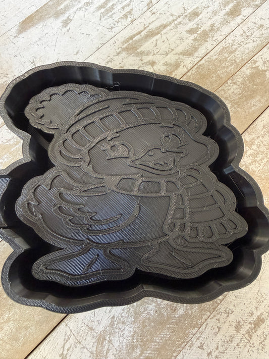 Winter duck mold