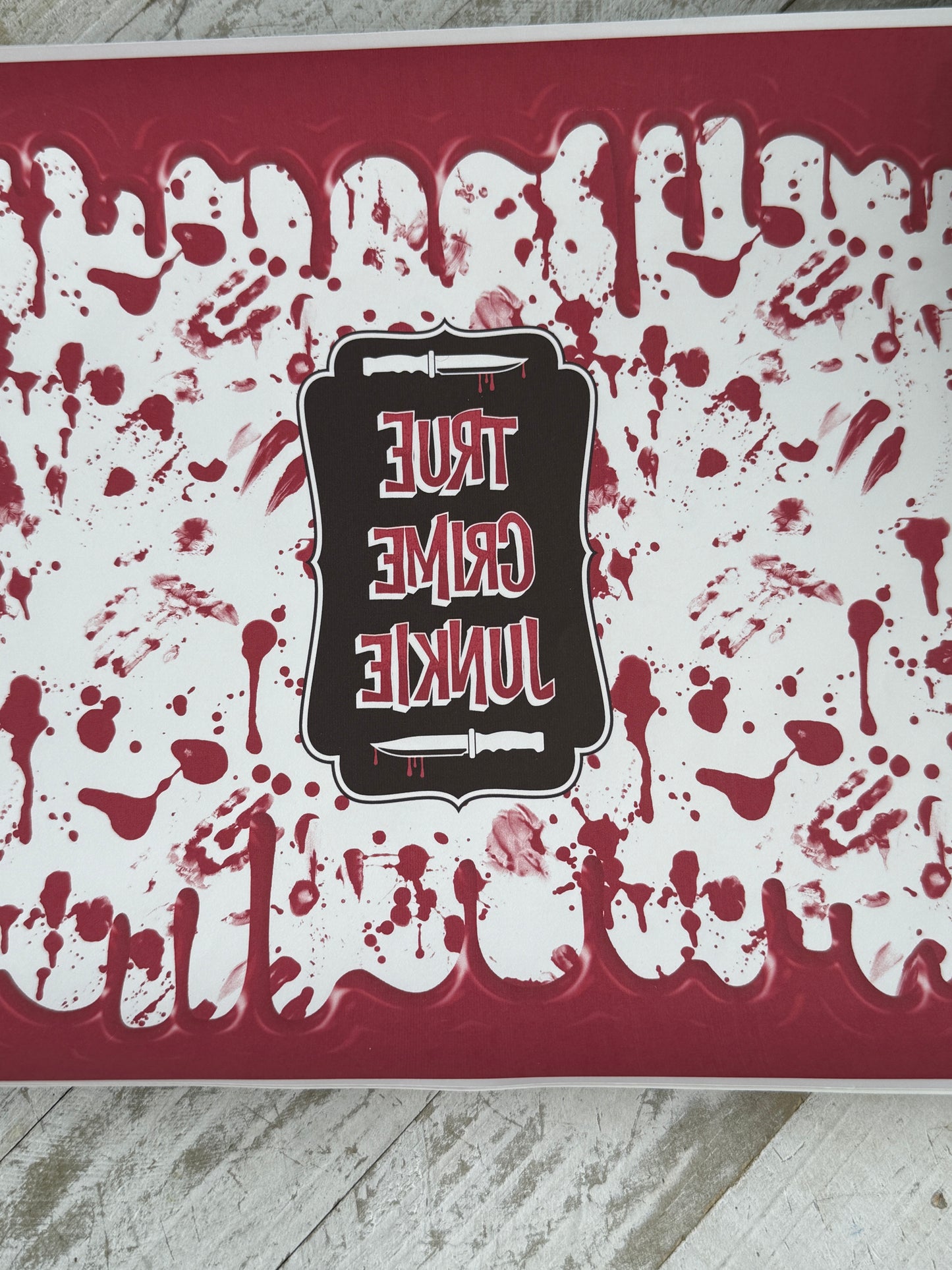 True crime 20oz sublimation wrap