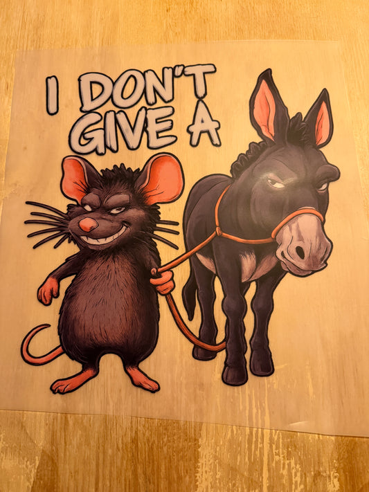 I don’t give a rats transfer